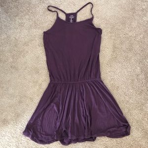 GAP luxe purple racerback romper